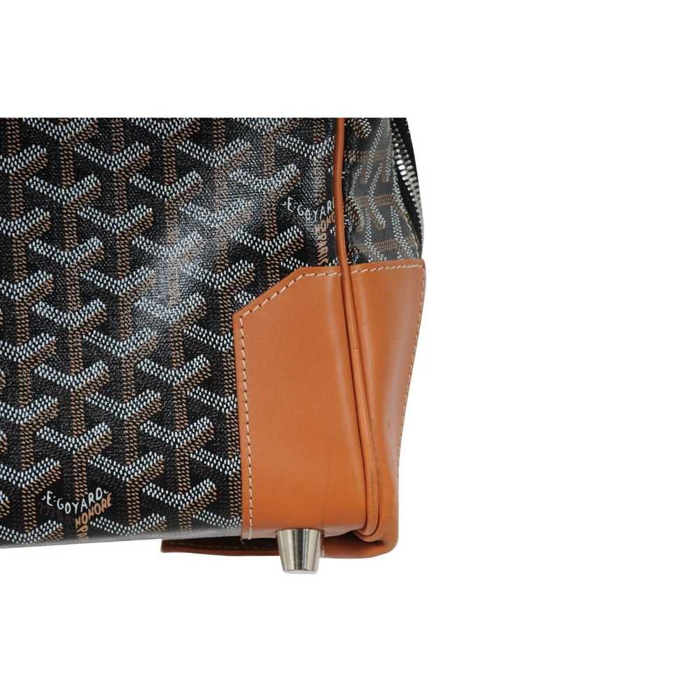 Goyard Porte Habit Garment Bag Black Brown Leathe… - image 5