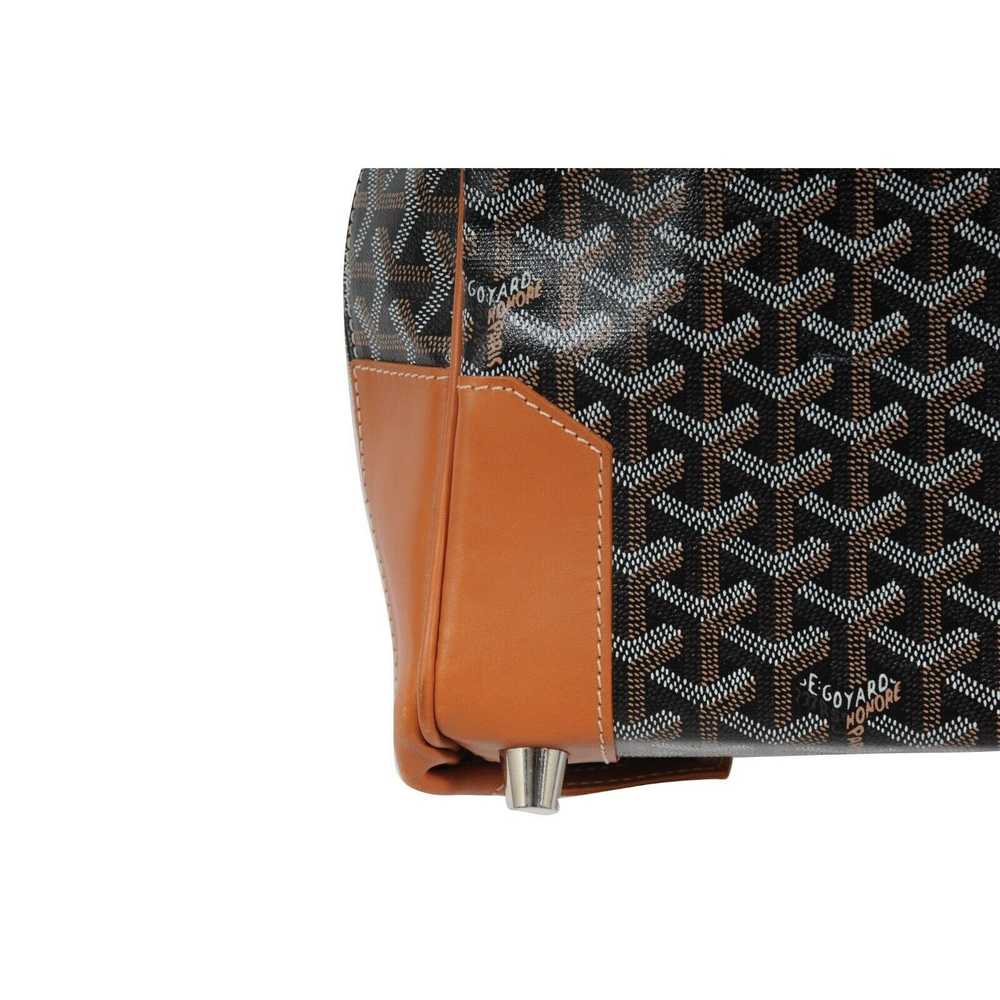 Goyard Porte Habit Garment Bag Black Brown Leathe… - image 7