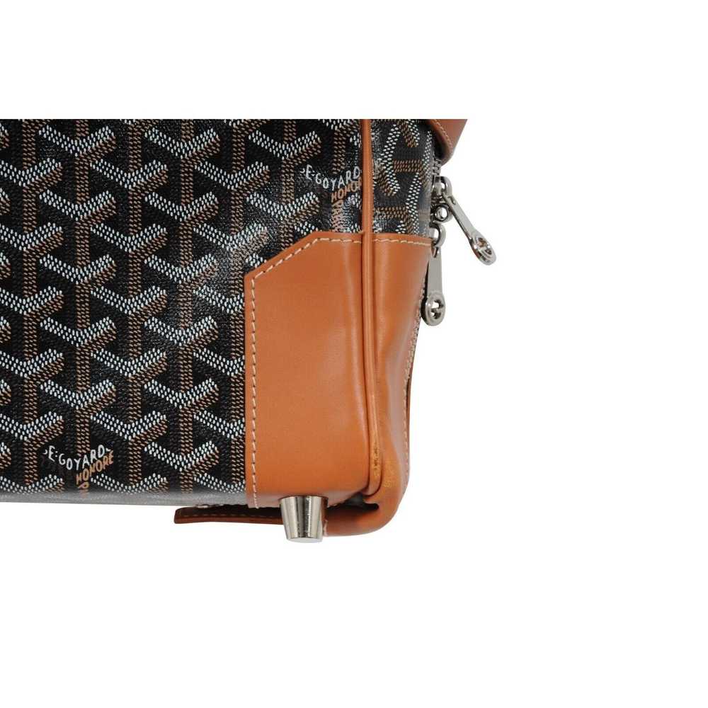 Goyard Porte Habit Garment Bag Black Brown Leathe… - image 8