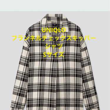 UNIQLO Flannel Check Skipper Shirt, Size S