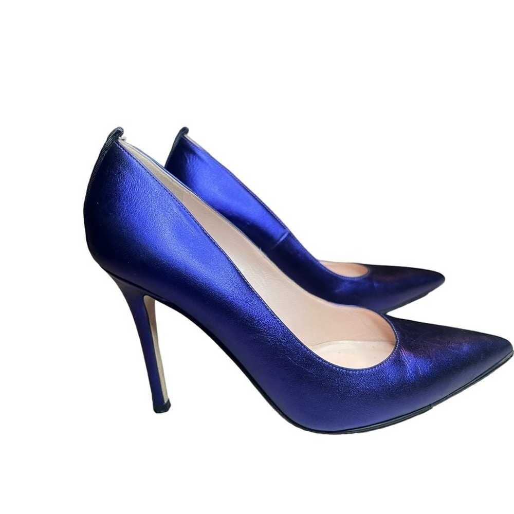 Stunning SJP  Metallic Purple Pointed Toe Stilett… - image 3