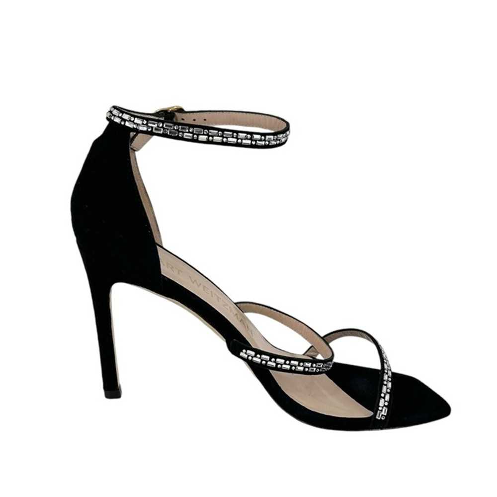 Stuart Weitzman Sabrine Crystal Embellished Heele… - image 3