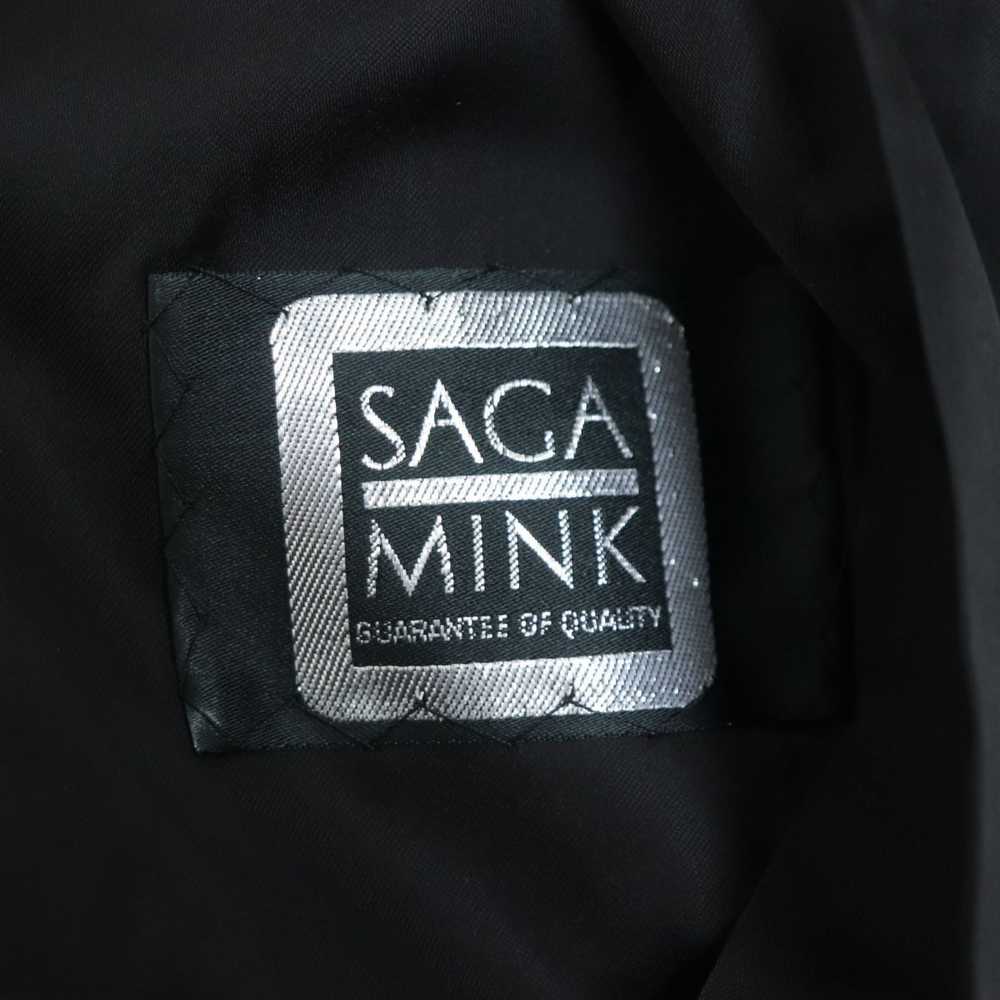 Other Other SAGA MINK Genuine Fur Coat, Dark Brow… - image 7