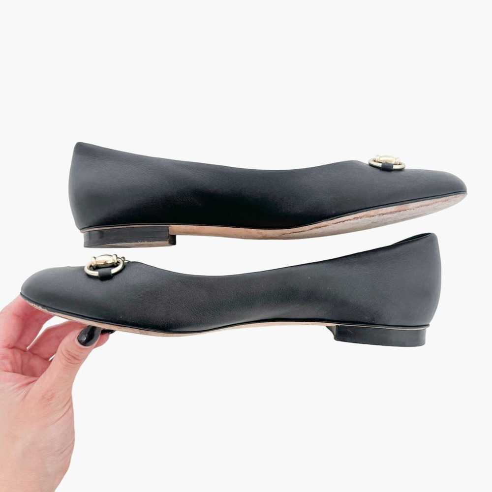 Gucci Leather ballet flats - image 8