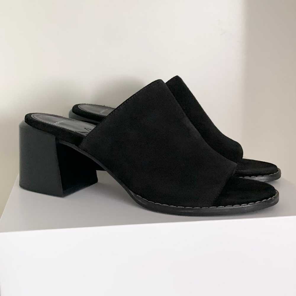 Aquatalia black suede mules - image 2