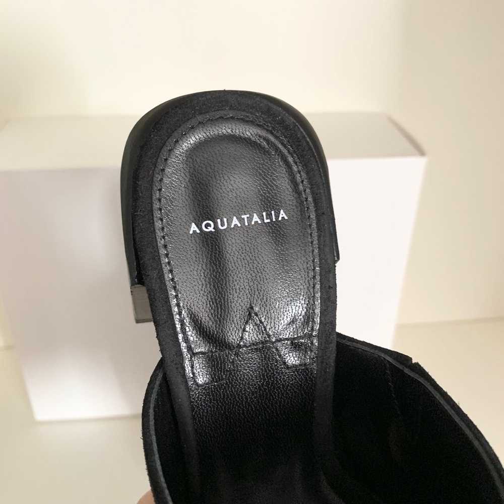 Aquatalia black suede mules - image 3