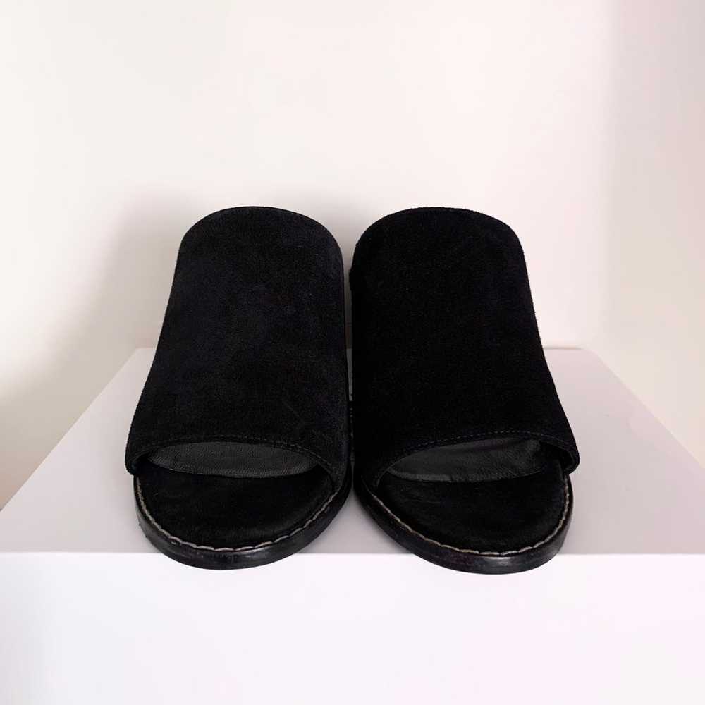 Aquatalia black suede mules - image 7