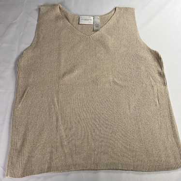 Vintage Liz Claiborne Sport Knit Tank Top Women's… - image 1