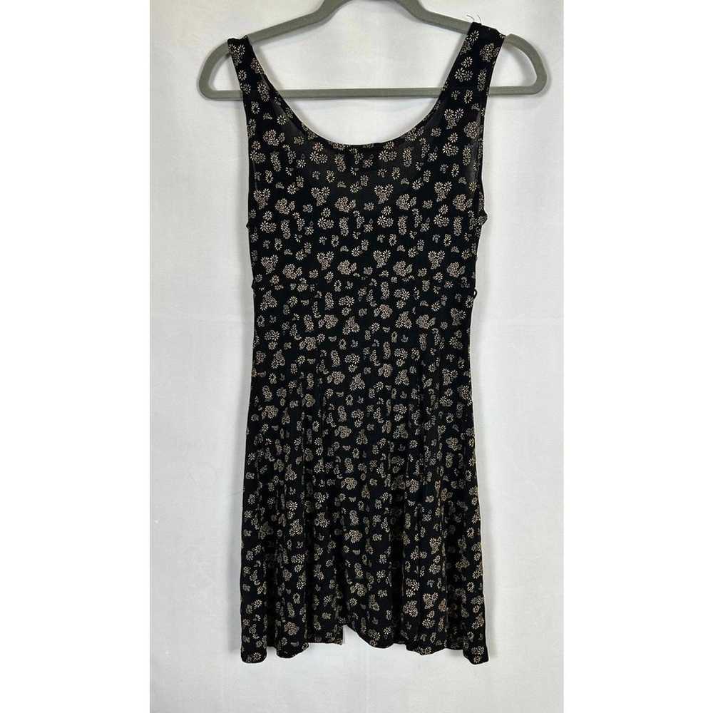 Vintage Floral Mini Dress - image 3