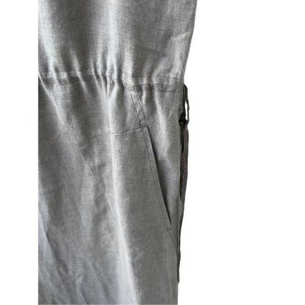 DKNY linen maxi dress size 6 - image 4