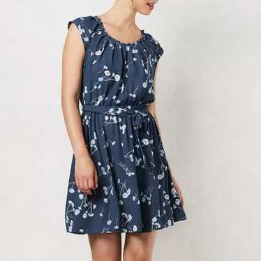 LC Lauren Conrad Blue Navy Floral Dress XL