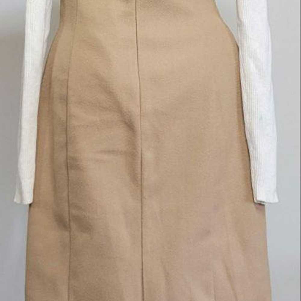 JUNOAH Jumskirt M Beige Long V-Neck Slit - image 7