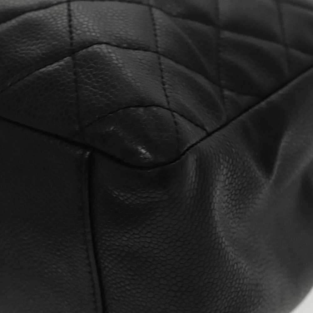 Chanel Shopping Black Leather Shoulder Bag (Pre-O… - image 7