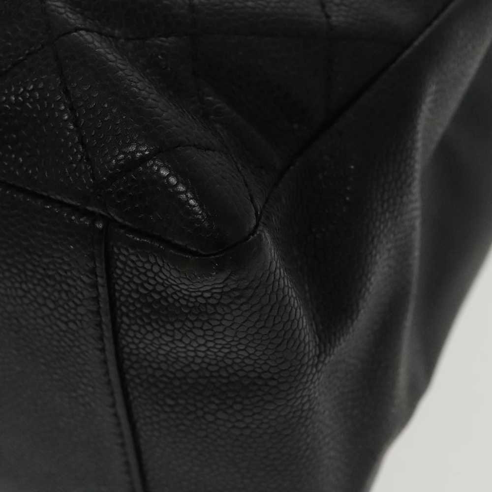 Chanel Shopping Black Leather Shoulder Bag (Pre-O… - image 8