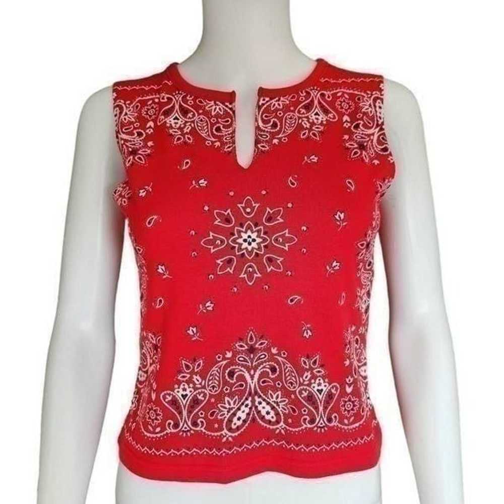 vintage 90s boho fairycore tank top - image 2