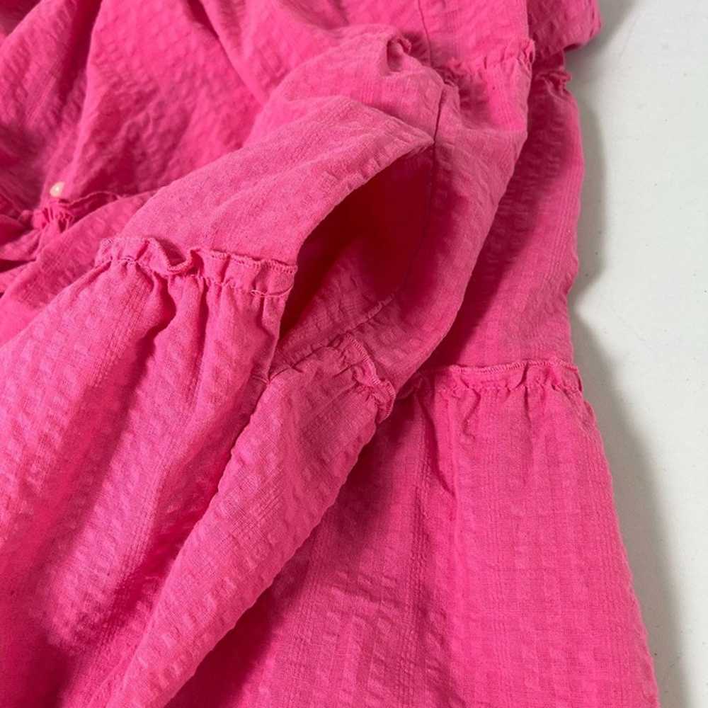 Old Navy Smocked Maxi Dress Size XXL 2XL Pink Tie… - image 6