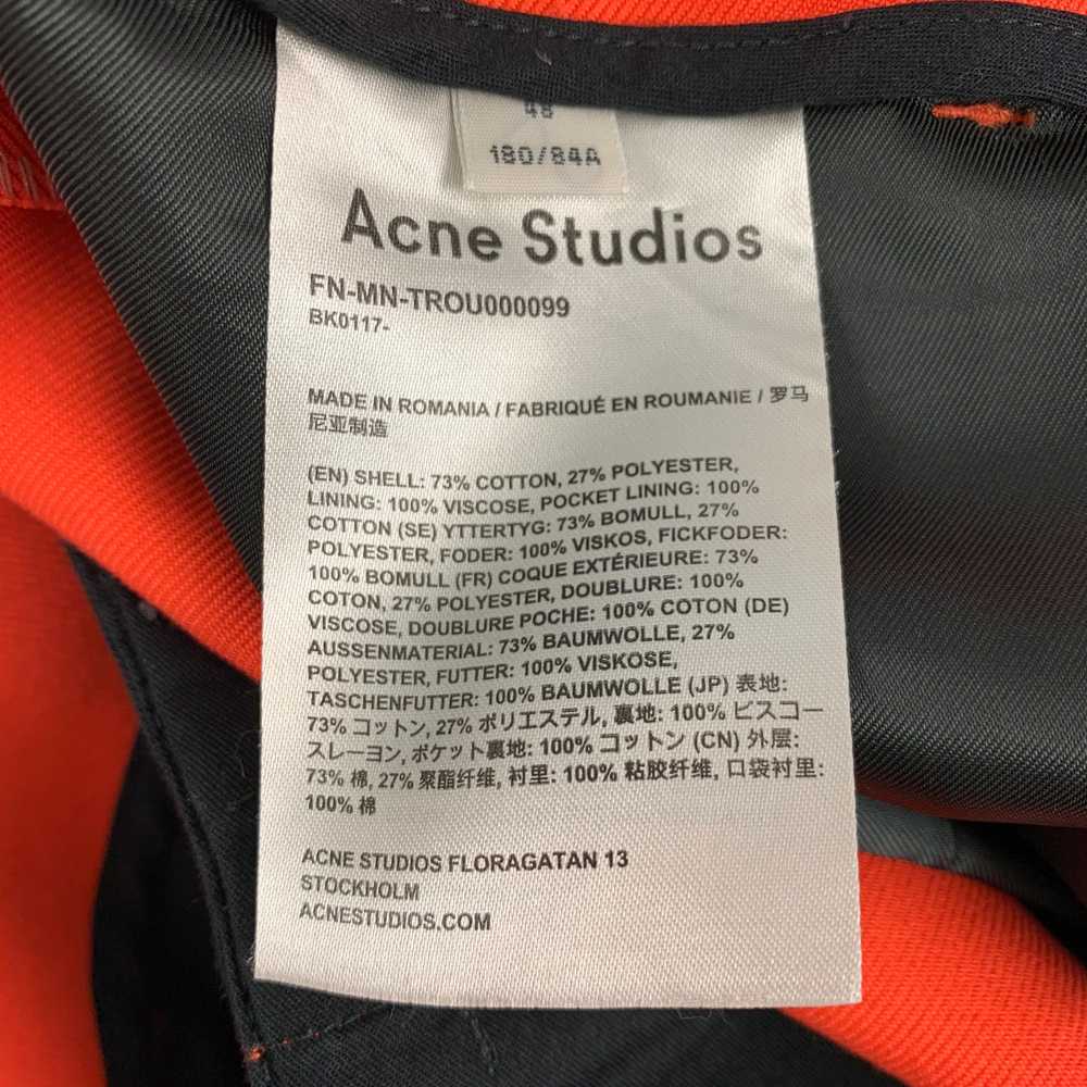 Acne Studios ACNE STUDIOS Size 32 Orange Cotton P… - image 3