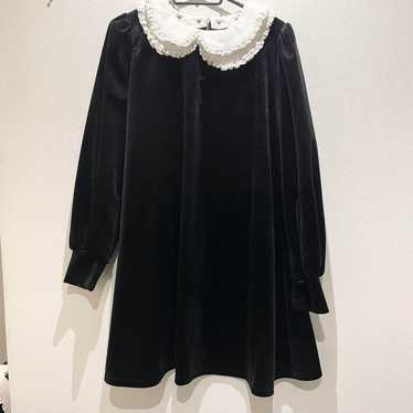 【 Ank Rouge 】 Velvet One-Piece Dress