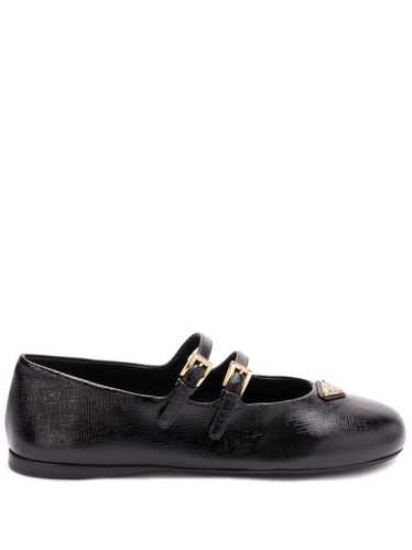 Prada LEATHER BALLET FLATS