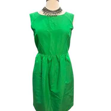 J. Crew Dress Green Sleeveless Womens Sz 4 - image 1