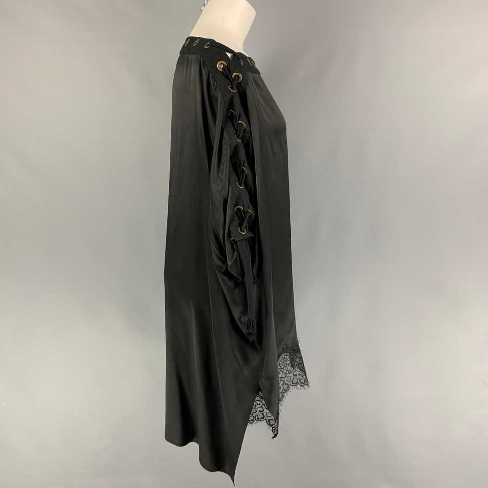 Faith Connexion FAITH CONNEXION Size S Black Silk… - image 2