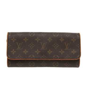 Louis Vuitton Pochette Twin Brown Canvas Clutch B… - image 1