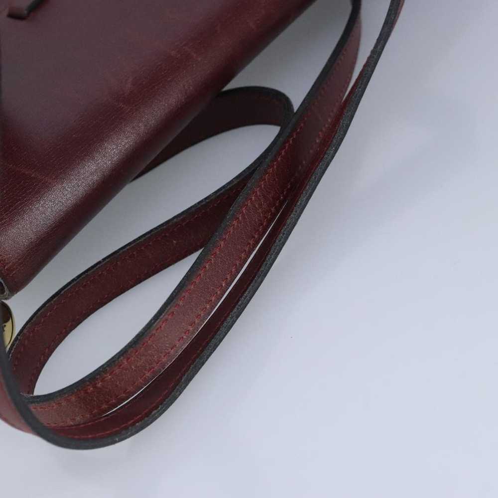 Dior Burgundy Leather Shopper Bag (Pre-Owned) - image 7