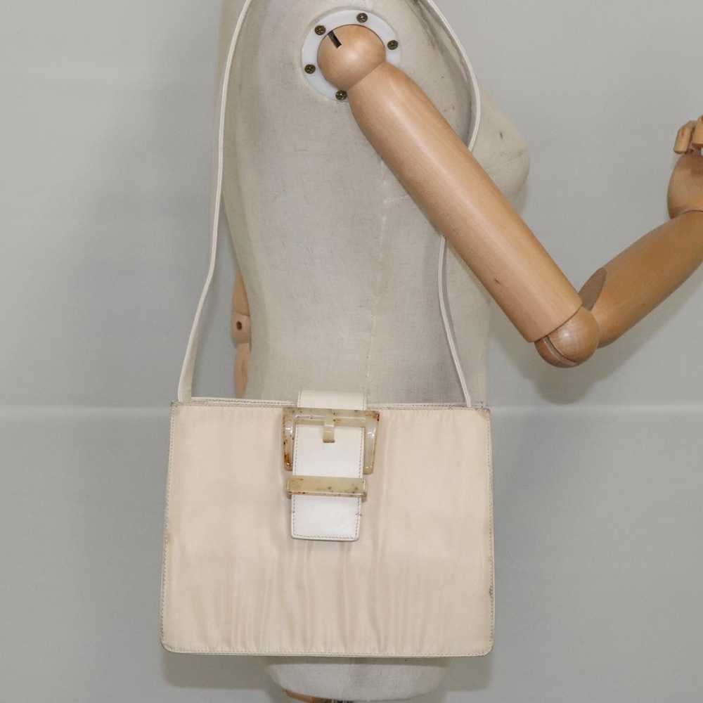 Prada Beige Synthetic Shoulder Bag (Pre-Owned) - image 10