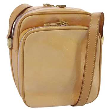 Louis Vuitton Wooster Camel Patent Leather Shoulde