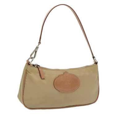 Prada Beige Synthetic Handbag (Pre-Owned)