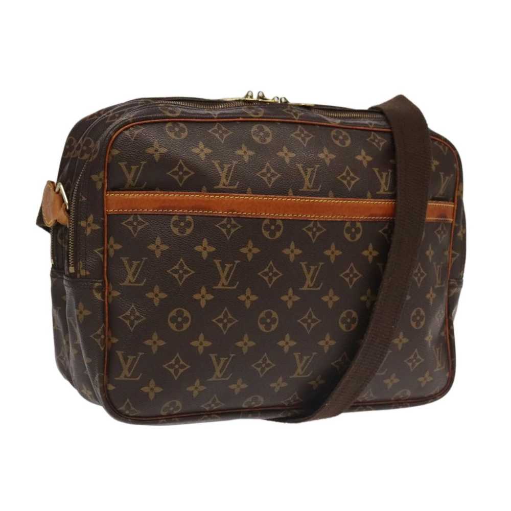 Louis Vuitton Reporter Brown Canvas Shoulder Bag … - image 1