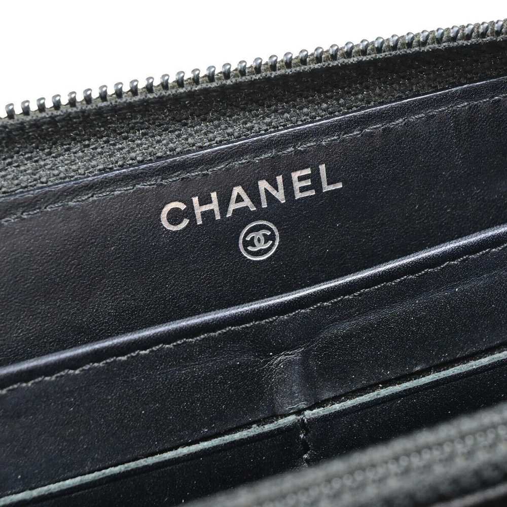 Chanel Logo Cc Black Leather Wallet (Pre-Owned) - image 10