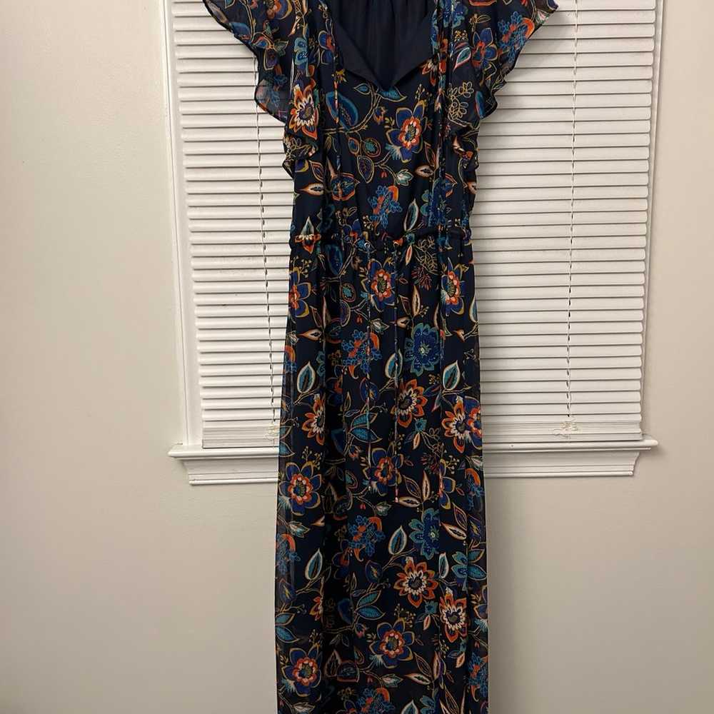 A new day floral modest maxi dress women’s size L… - image 1