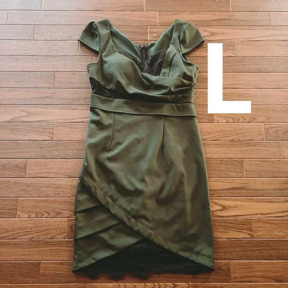 Olive Green Cabaret Dress - image 1