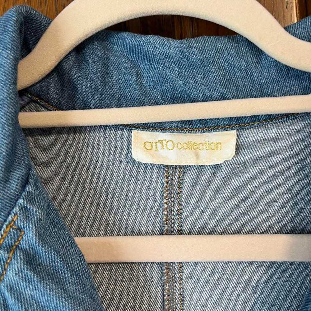 Unique Denim One-Piece Denim Coat - image 2