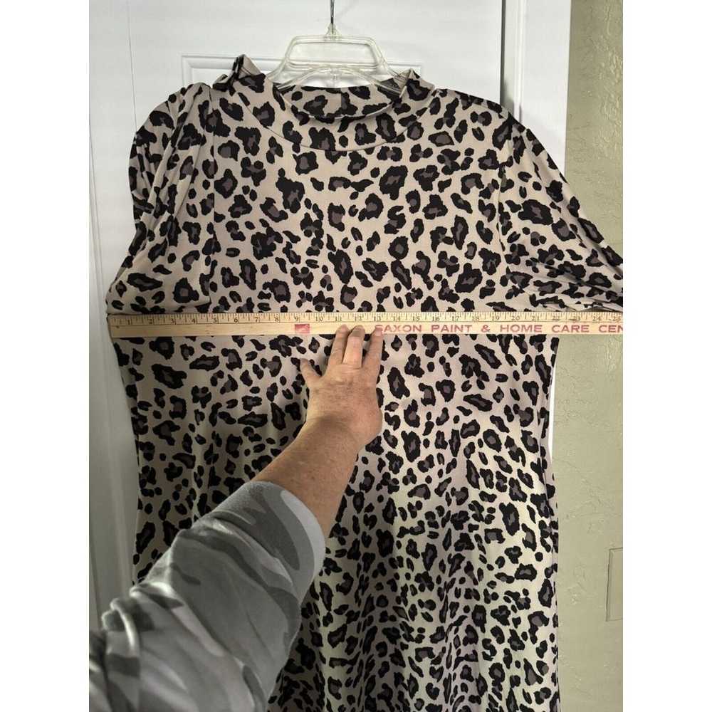 24/7 Maurices Dress Women’s Size XL Leopard Print… - image 5