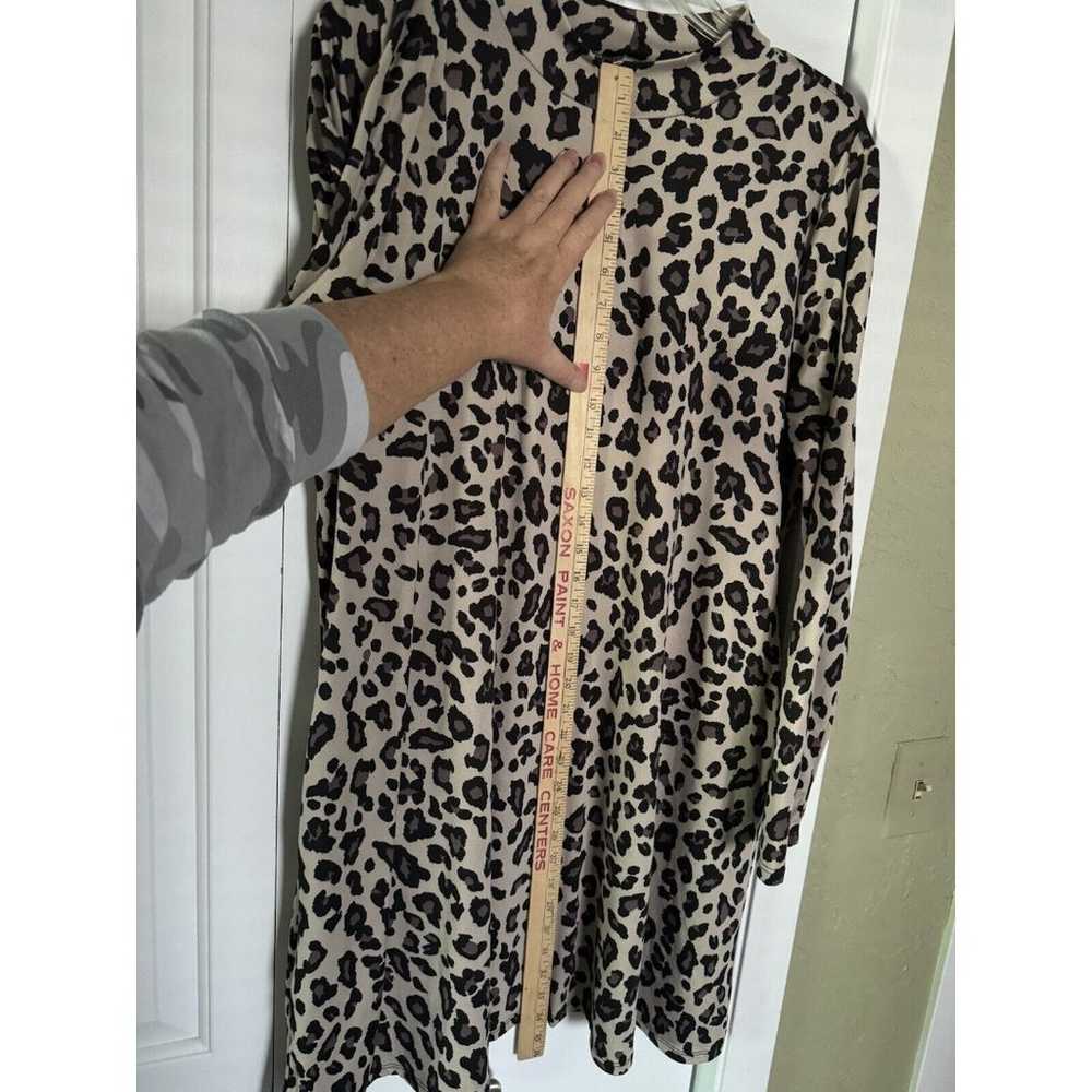 24/7 Maurices Dress Women’s Size XL Leopard Print… - image 6