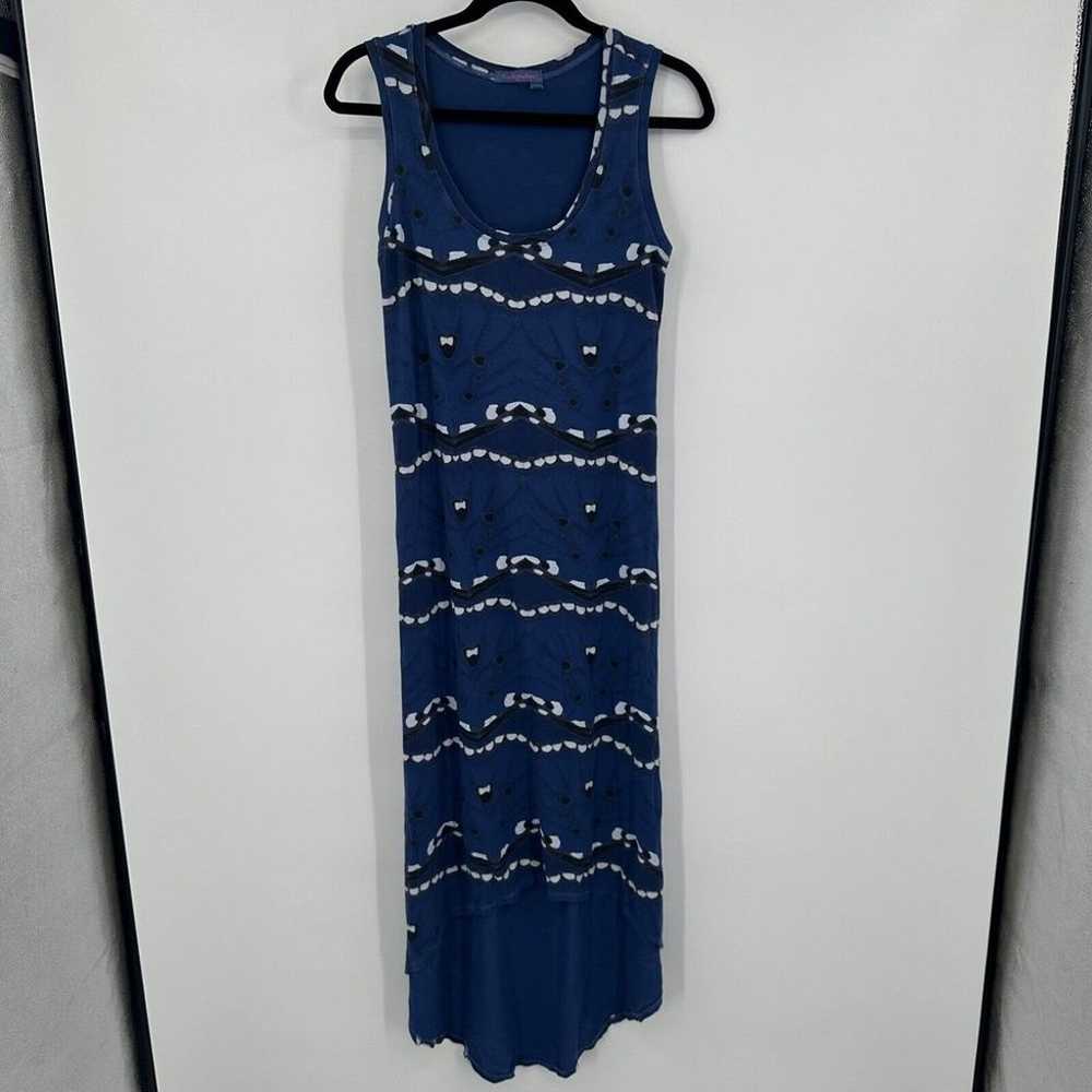 Fresh Produce Long Maxi Dress Womens Medium Blue … - image 3