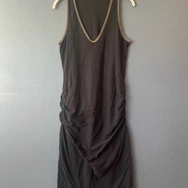 James Perse rouched skinny tank dress