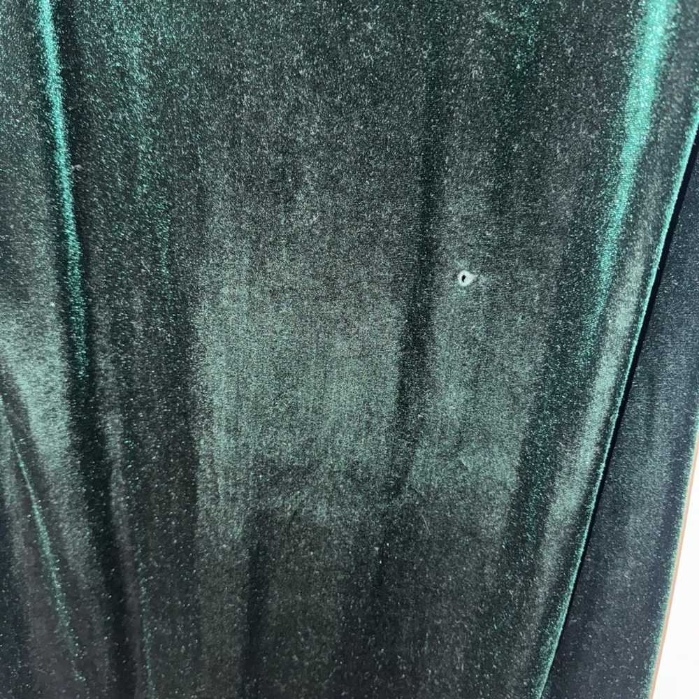 Nina PiccalinoGreen Womens Dress Size 14 Velvet V… - image 3