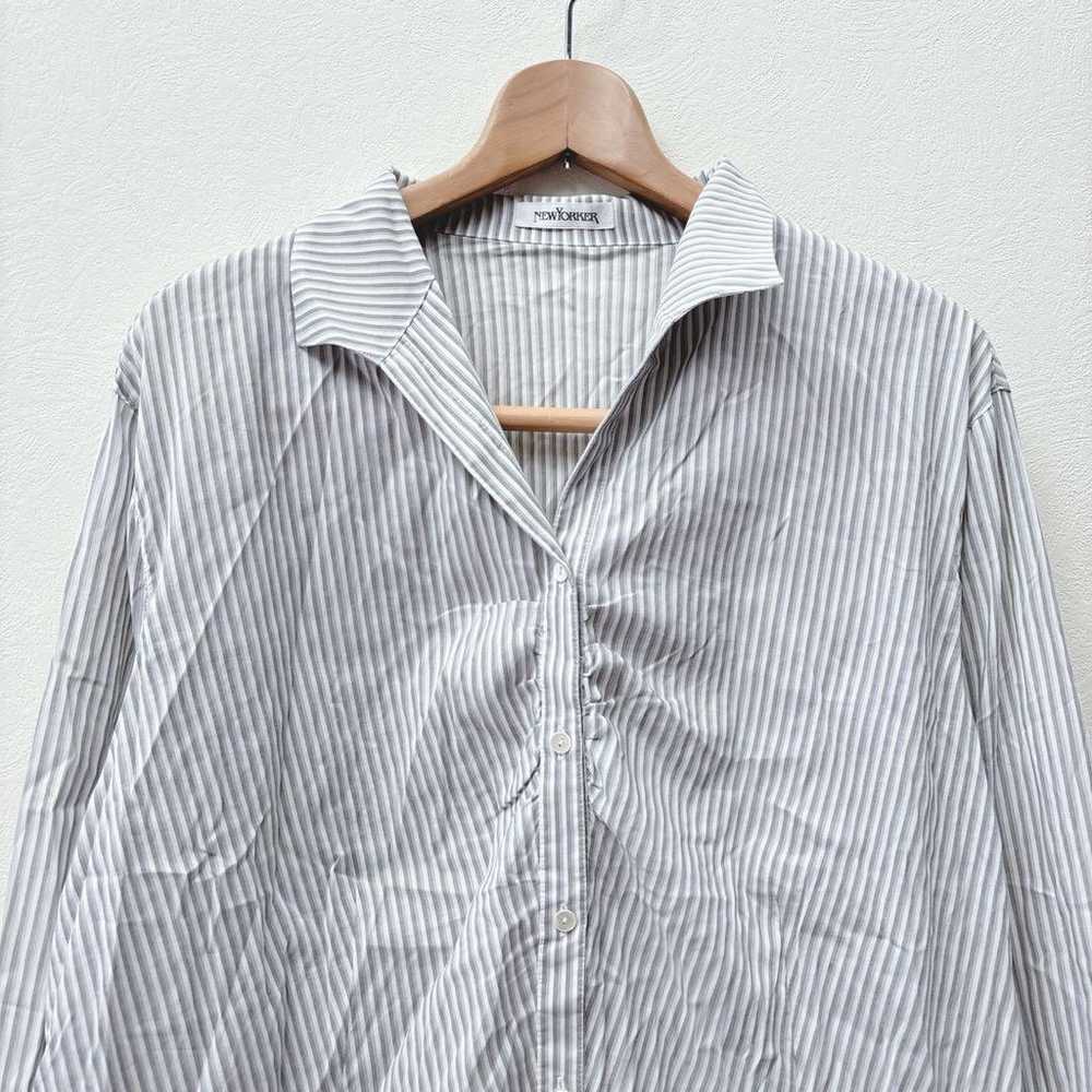 New Yorker / Long Sleeve / Shirt / Stripe / Offic… - image 4