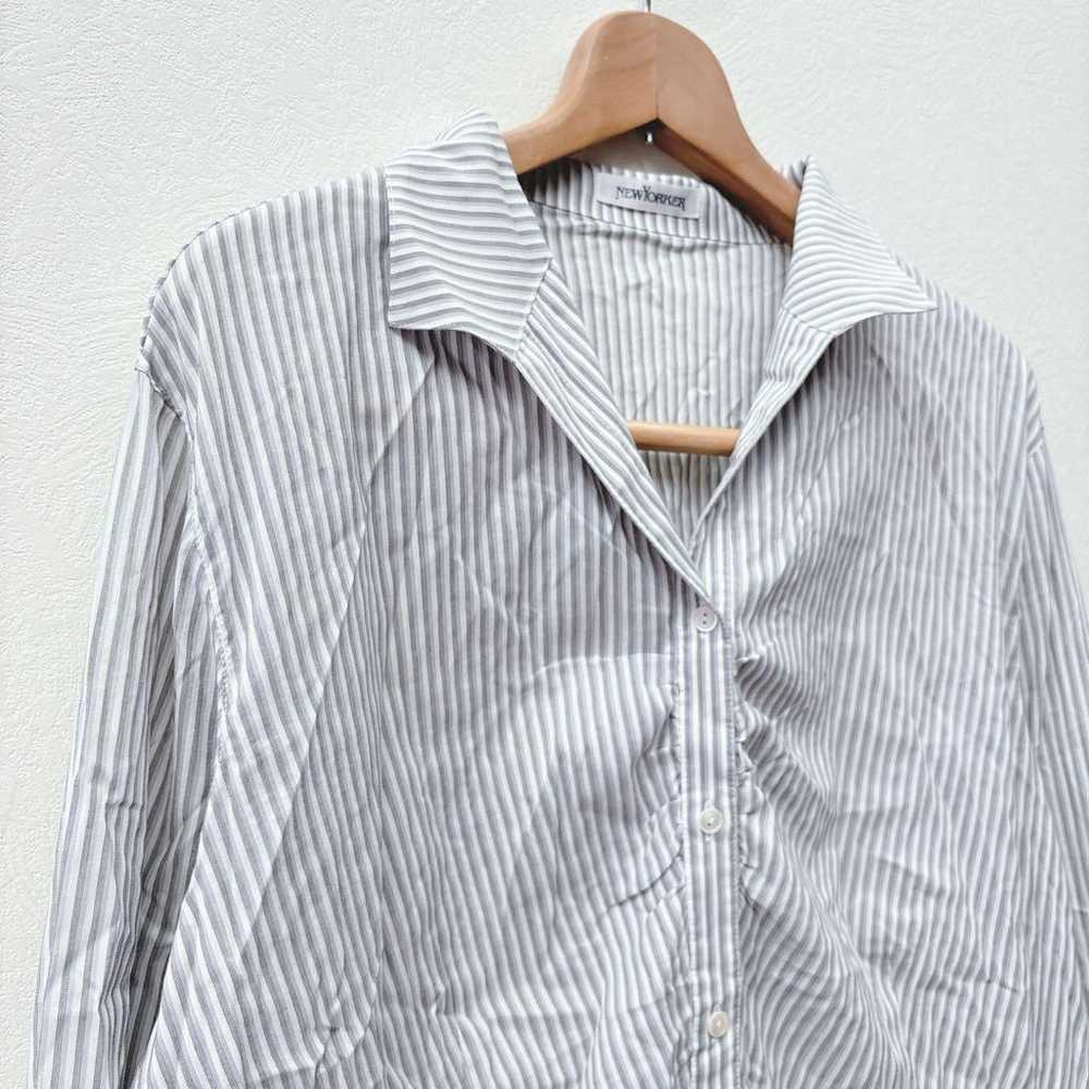 New Yorker / Long Sleeve / Shirt / Stripe / Offic… - image 5