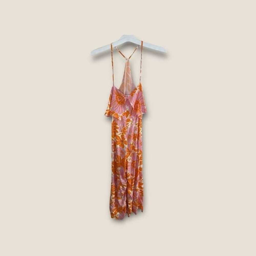 Pink Lily Know No Limits Pink and Orange Floral H… - image 5