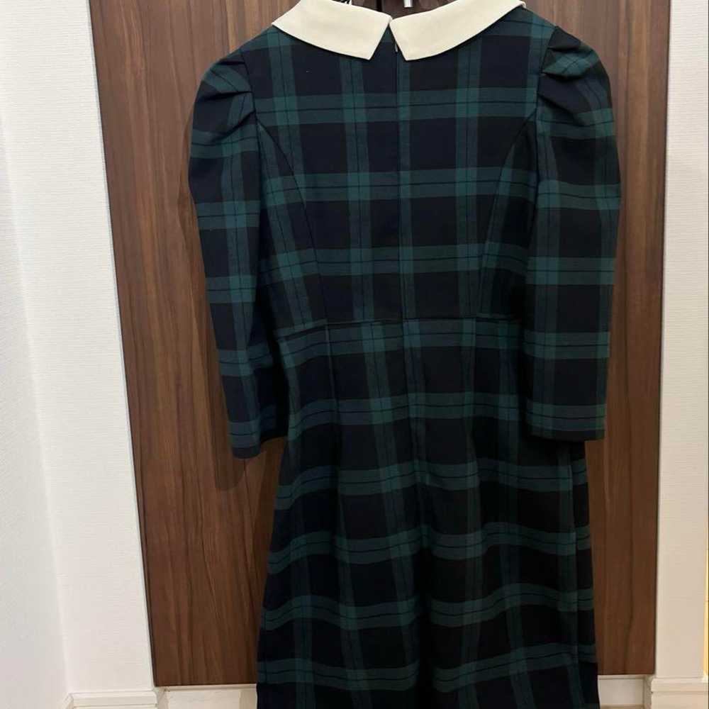 REDYAZEL Original Check Collar Dress - image 2