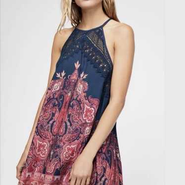 Intimately Free People Shea Printed Halter Neck Mi