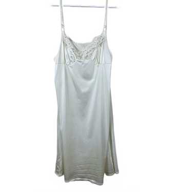 Vintage Vassarette Babydoll Ivory Lingerie Slip D… - image 1