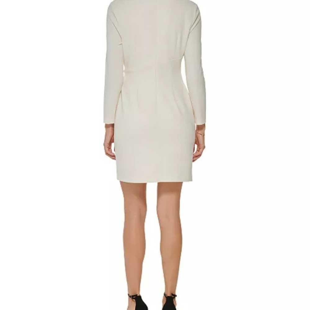 DKNY
Women's Pleated-Waist Long-Sleeve Dress sz 1… - image 3