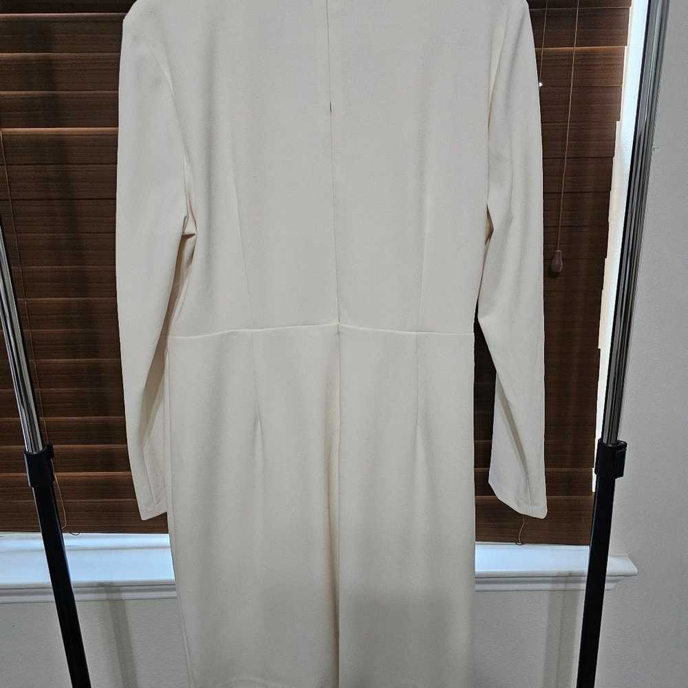 DKNY
Women's Pleated-Waist Long-Sleeve Dress sz 1… - image 6