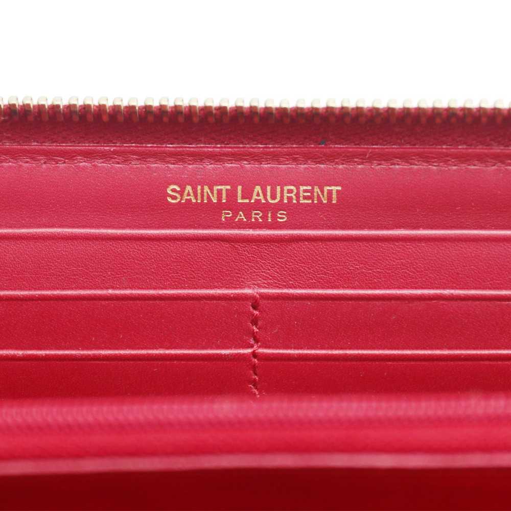 Saint Laurent Paris 🔴 SLP Zip Long Wallet - Popp… - image 7