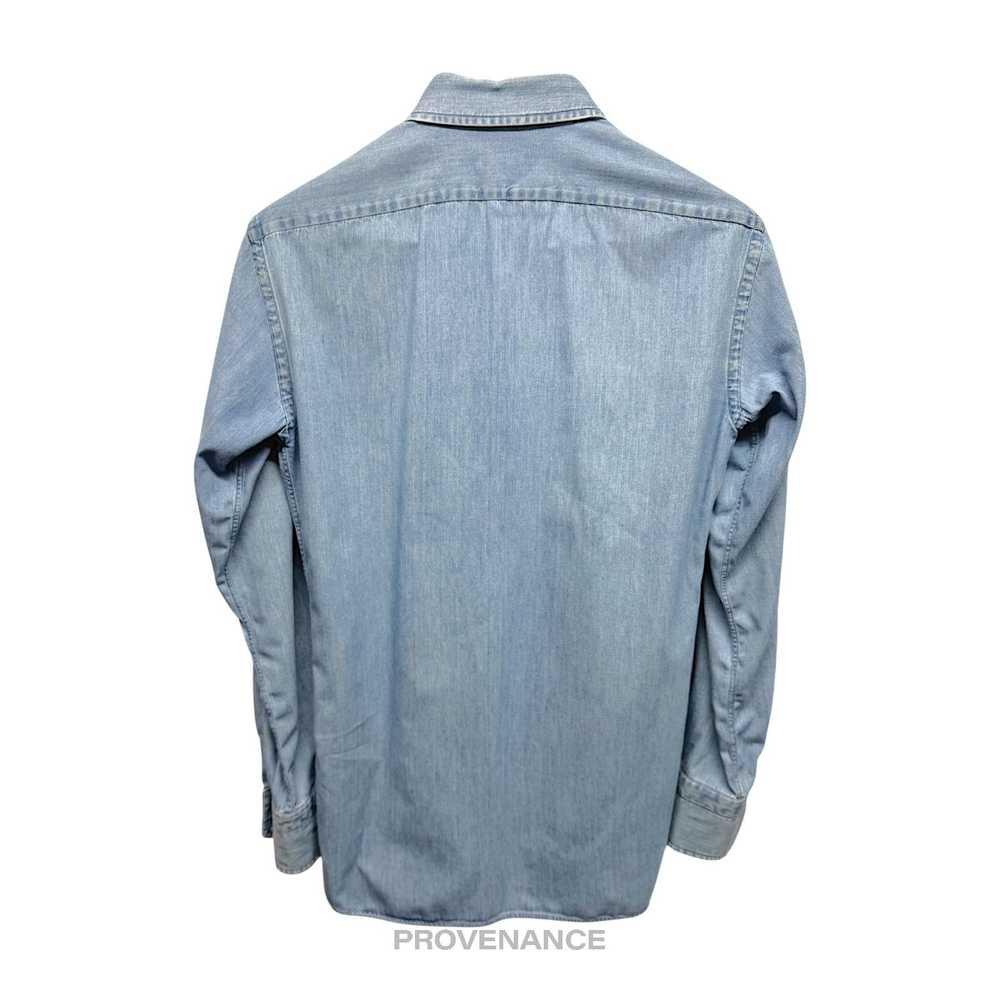 Tom Ford 🔴 Tom Ford Denim Shirt - Blue 38 15 - image 2